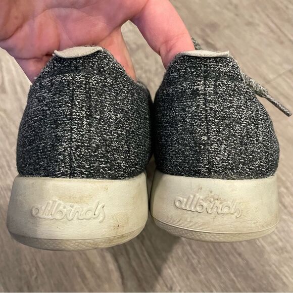 ALLBIRDS The Wool Runners Heathered Gray Wool Sneakers - Picture 4 of 11